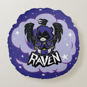 Almofada Redonda Teen Titans Go! Ataque a Raven