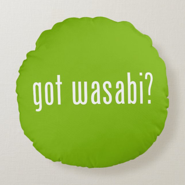 Almofada Redonda tem o wasabi? (Frente)