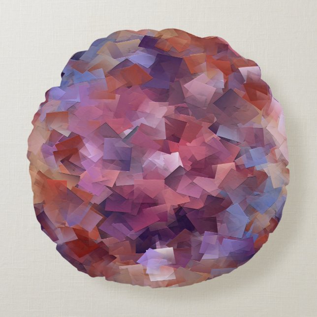 Almofada Redonda Tempestade de primavera...... (Frente)