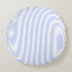 Almofada Redonda Tender Baby Blue Sky Blue Blue e White Strike