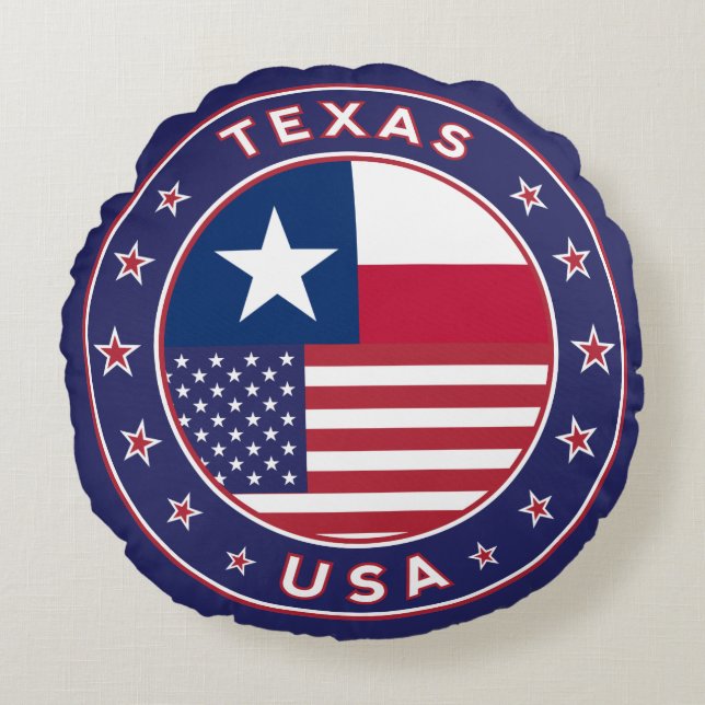 Almofada Redonda Texas (Frente)