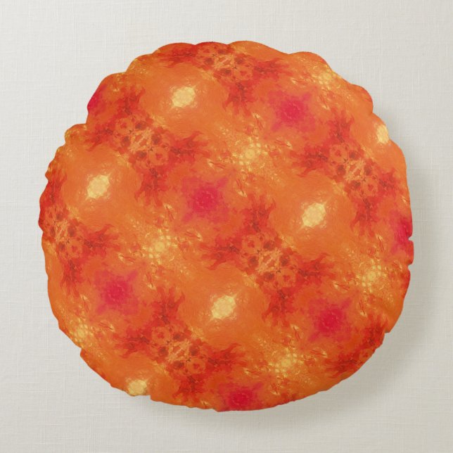 Almofada Redonda Textura #10 de la obra Nuit (Frente)