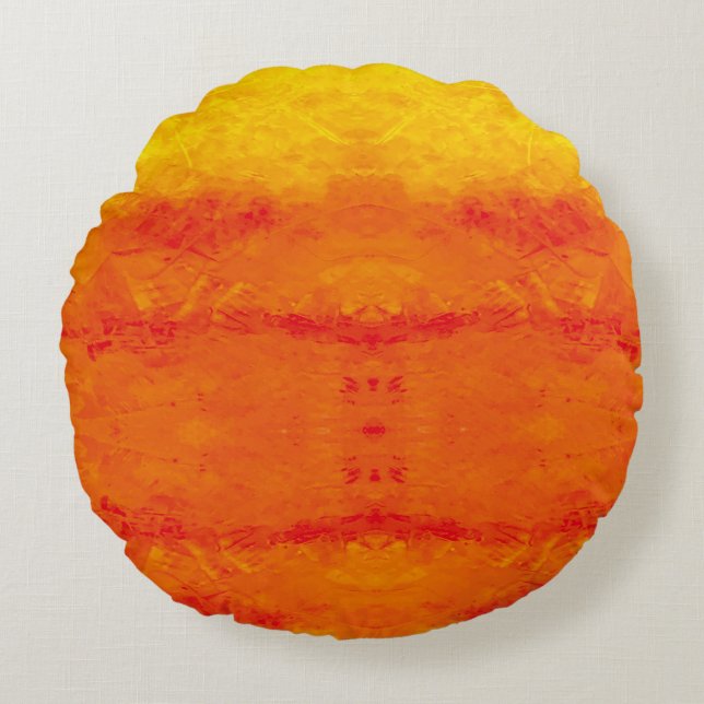 Almofada Redonda Textura #12 de la obra Fantasía y realidad (Frente)