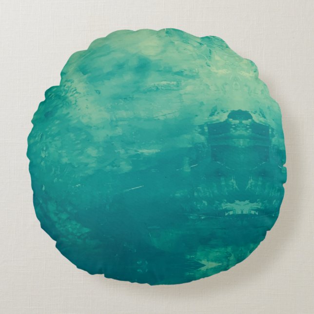 Almofada Redonda Textura #24 de la obra Nuit (Frente)