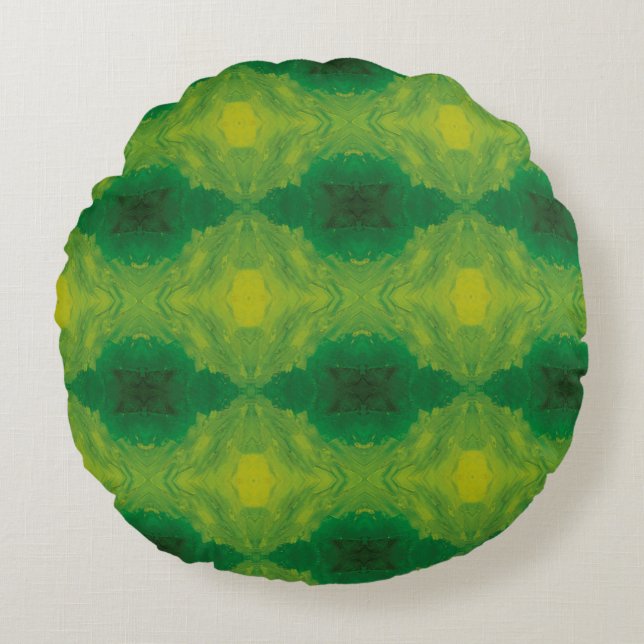 Almofada Redonda Textura #31 de la obra Nuit (Frente)