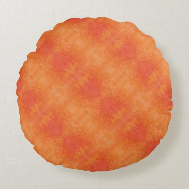 Almofada Redonda Textura #36 de la obra Nuit (Frente)