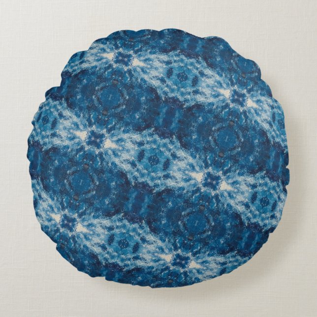 Almofada Redonda Textura #3 de la obra Cerezas (Frente)