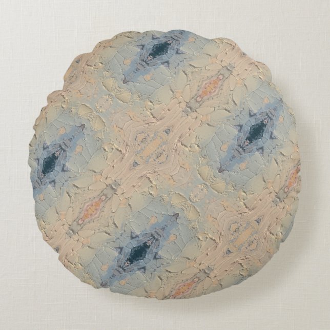 Almofada Redonda Textura #4 de la obra Viendo a travez de los ojos (Frente)