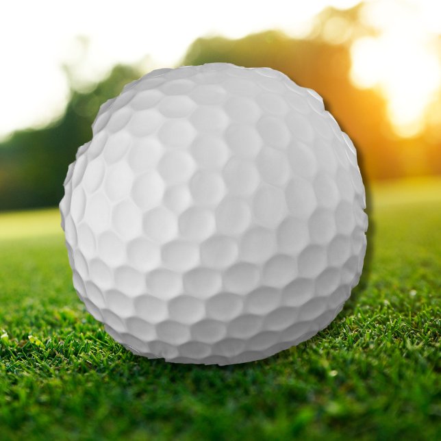 Almofada Redonda Textura de Bola de Golfe Branca Com Alvéolos (Criador carregado)