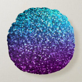 Almofada Redonda Textura de Sparkley de Mosaico Travesseiro decorat