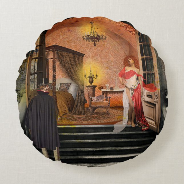 Almofada Redonda The Anxiety (Frente)