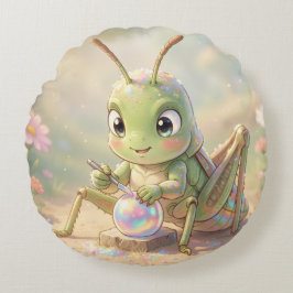 Almofada Redonda The Grasshopper and the Nectar Artwork.8