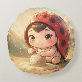 Almofada Redonda The Ladybug and the Hidden Nectar Kingdom.8