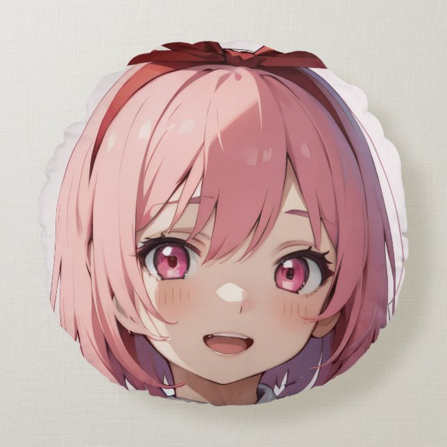 Almofada Redonda Throw Pillow (Frente)