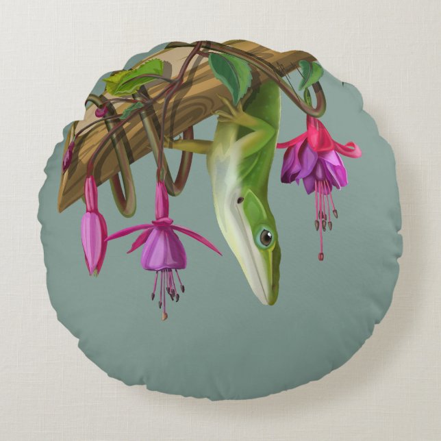 Almofada Redonda Throw Pillow (Frente)