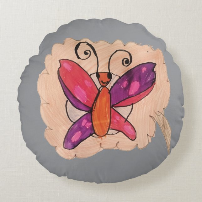 Almofada Redonda Throw Pilow (Frente)