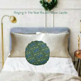 Almofada Redonda Tocar No Ano