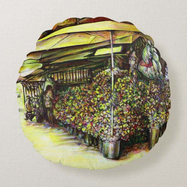 Almofada Redonda Tomada de Posse de Optices (Frente)