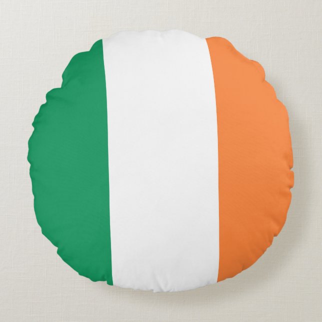 Almofada Redonda Tpcnt Irish Flag (Frente)