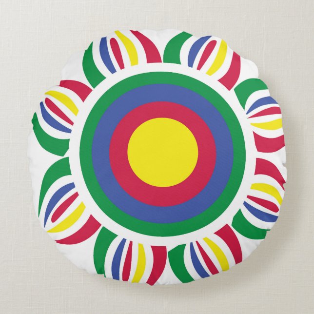 Almofada Redonda travesseiro (Frente)