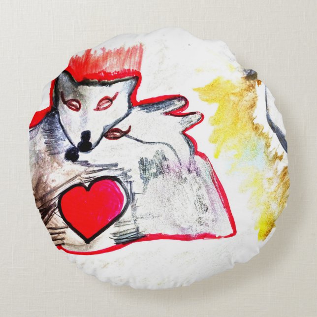 ALMOFADA REDONDA TRAVESSEIRO (Verso)