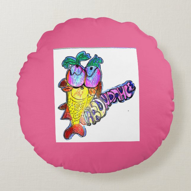 ALMOFADA REDONDA TRAVESSEIRO (Frente)