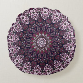 Almofada Redonda Travesseiro boémio do estilo