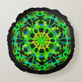 Almofada Redonda Travesseiro crescente da meditação