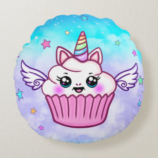 Almofada Redonda Travesseiro Cupcake Kawaii redondo cotovelo
