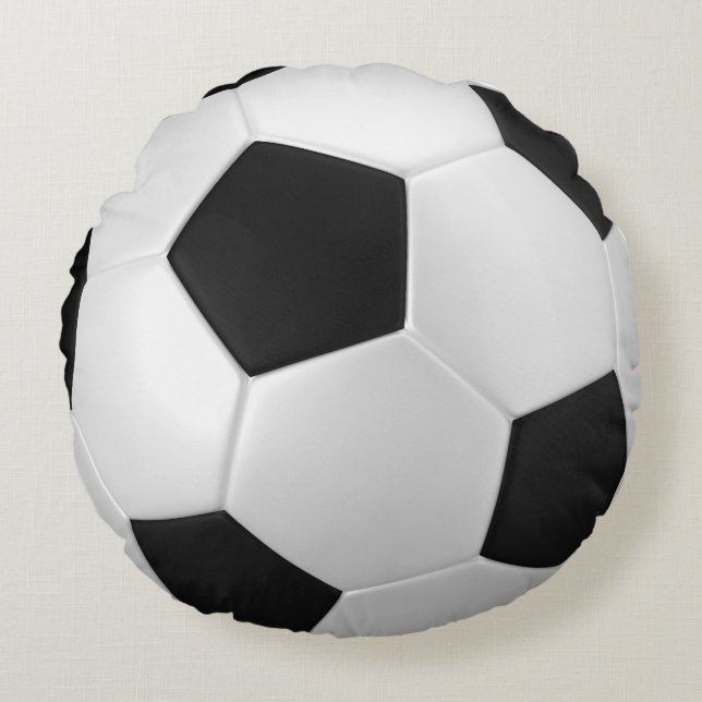 Almofada Redonda Travesseiro da bola de futebol (Frente)