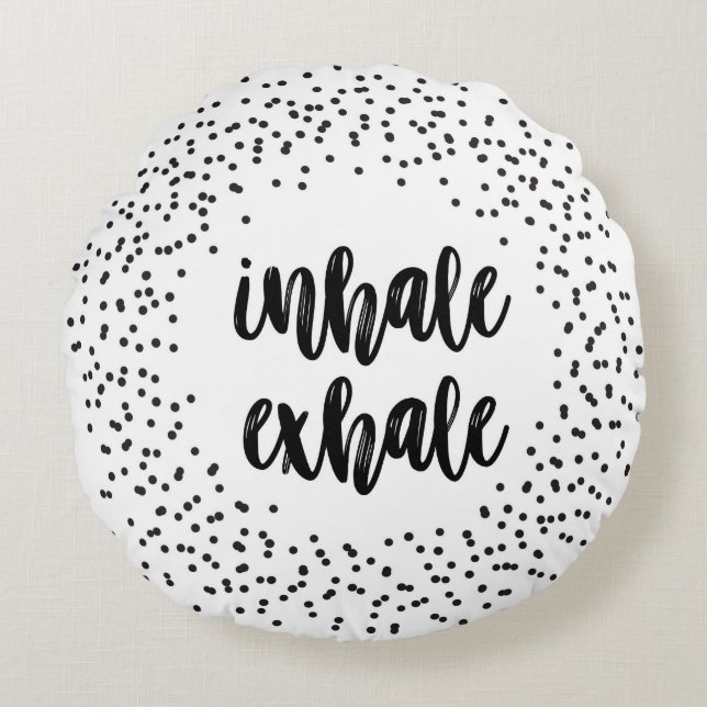Almofada Redonda TRAVESSEIRO da respiração (Frente)