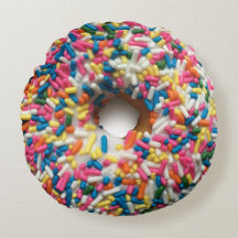 Travesseiro da Rosquinha do Rainbow Sprinkkle