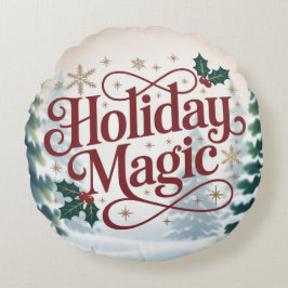 Almofada Redonda Travesseiro das Crianças de Natal | Decoração de F