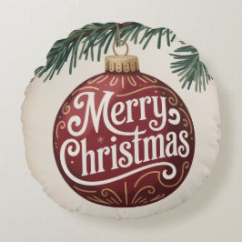 Almofada Redonda Travesseiro das Crianças de Natal | Decoração de F