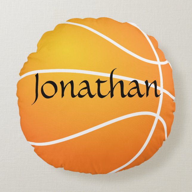 Almofada Redonda Travesseiro de basquetebol (Frente)