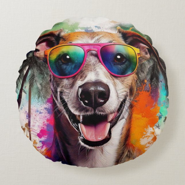 Almofada Redonda Travesseiro de Férias (Frente)