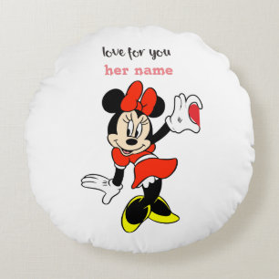 Almofada Redonda travesseiro de mickey e mini mouse