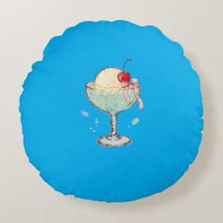 Almofada Redonda Travesseiro de sobremesa