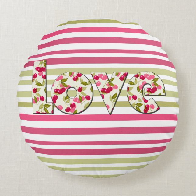 Almofada Redonda Travesseiro decorativo (Frente)