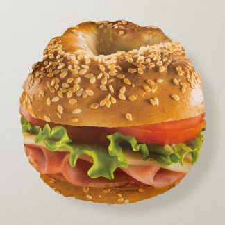 Almofada Redonda Travesseiro decorativo BAGEL 5
