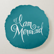 Travesseiro decorativo da sereia