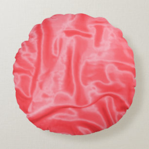 Almofada Redonda Travesseiro decorativo de Coral Satin-Round