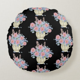 Almofada Redonda travesseiro decorativo de decoração de flores