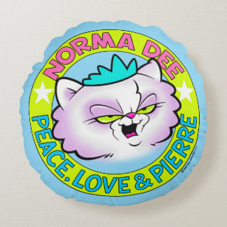 Almofada Redonda Travesseiro decorativo de logotipo Intel Dee