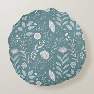 Almofada Redonda Travesseiro Decorativo Design de Bloom Chic
