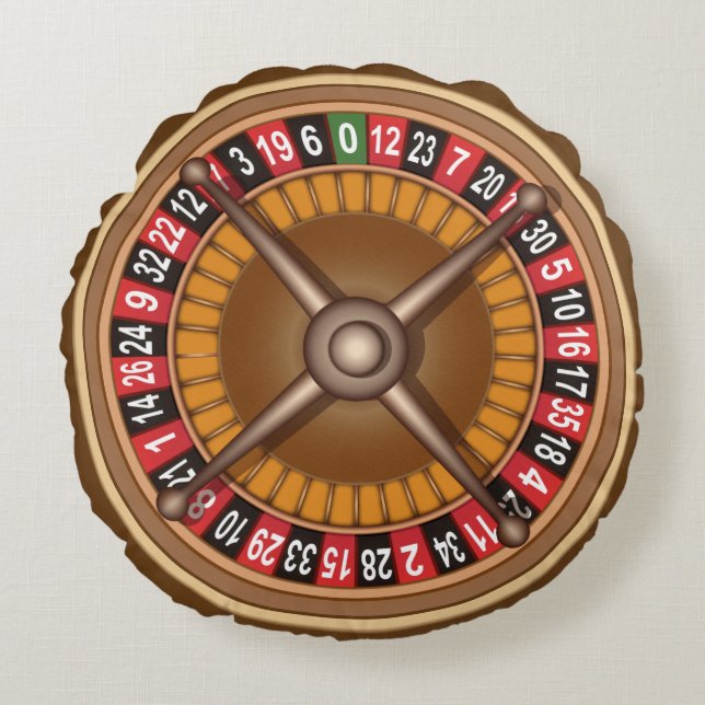 Almofada Redonda Travesseiro decorativo do costume da roda de (Frente)