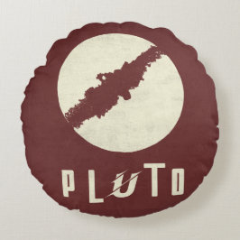 Almofada Redonda Travesseiro Decorativo Espaço Planeta Plutão
