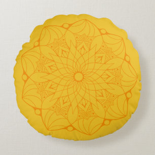 Almofada Redonda travesseiro decorativo Laranja De 2 Toneladas De M