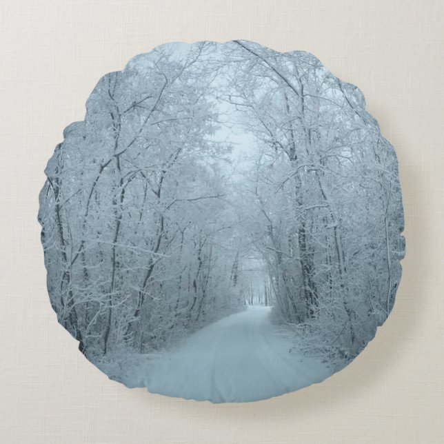 Almofada Redonda Travesseiro decorativo redondo (Frente)