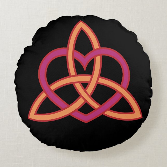 Almofada Redonda Travesseiro decorativo redondo (Frente)